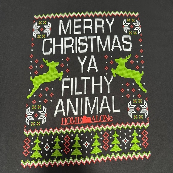 Green and Black Short Sleeve Christmas Tees - Picture 3 of 5